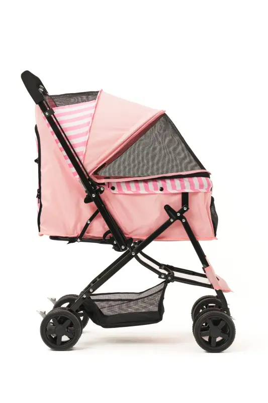 Детская коляска Nova для кошек/собак 52x76.5x95см Розовая - 7