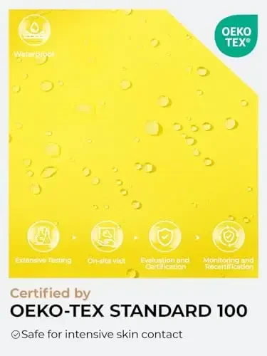 Детская непромокаемая куртка-дождевик с сетчатой подкладкой и съемным капюшоном для мальчиков и девочек - 4