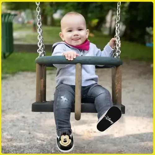 Детская обувь Disney Микки и Минни Маус - мягкая подошва - застежка на липучке, легко снимается и надевается - много - 4