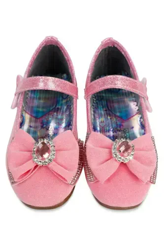 Детская обувь для девочек, балетки, размеры 31-35, темно-розовый - 14