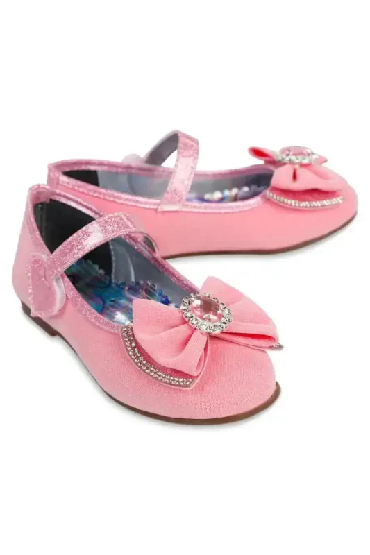 Детская обувь для девочек, балетки, размеры 31-35, темно-розовый - 6