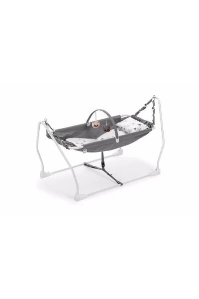 Детская подвесная кроватка-качеля с матрасиком и подушкой в подарок - TURHAN BEBE