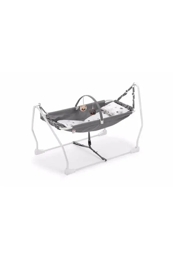 Детская подвесная кроватка-качеля с матрасиком и подушкой в подарок - 1