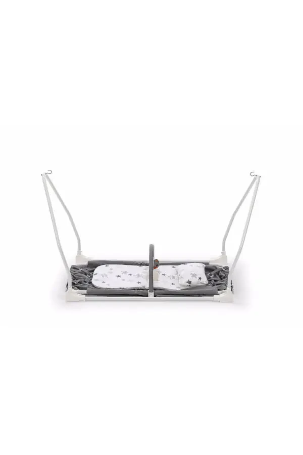 Детская подвесная кроватка-качеля с матрасиком и подушкой в подарок - 3