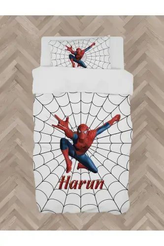 Детская постель с сеткой и рисунком Человека-паука - 6