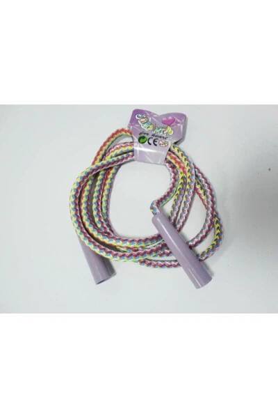 Детская скакалка длиной 2 метра с регулируемой длиной, веселая - 12