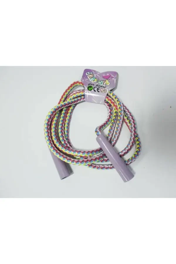 Детская скакалка длиной 2 метра с регулируемой длиной, веселая - 12