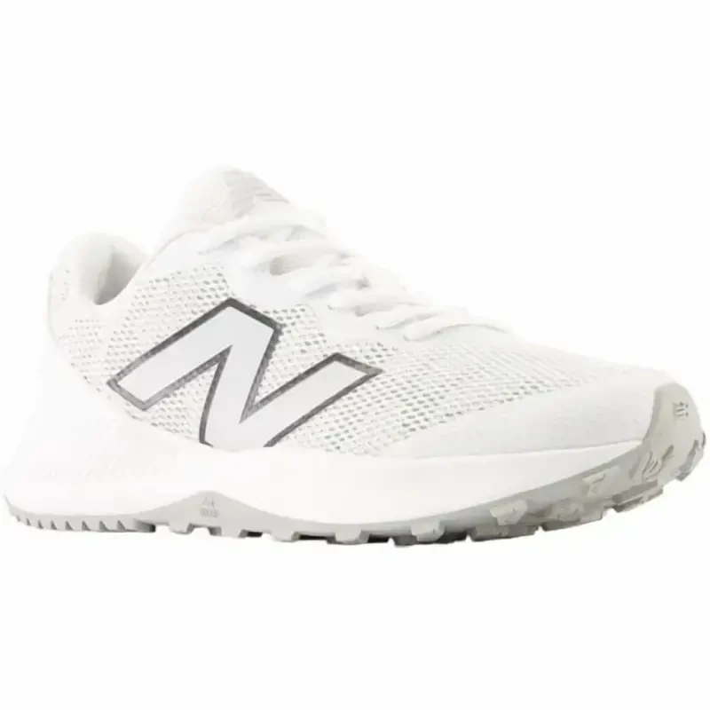 Детская спортивная обувь New Balance 4040V7 Turf Trainer Baseball для бейсбола. Бело-серая. Размер - 10,5K. - 6