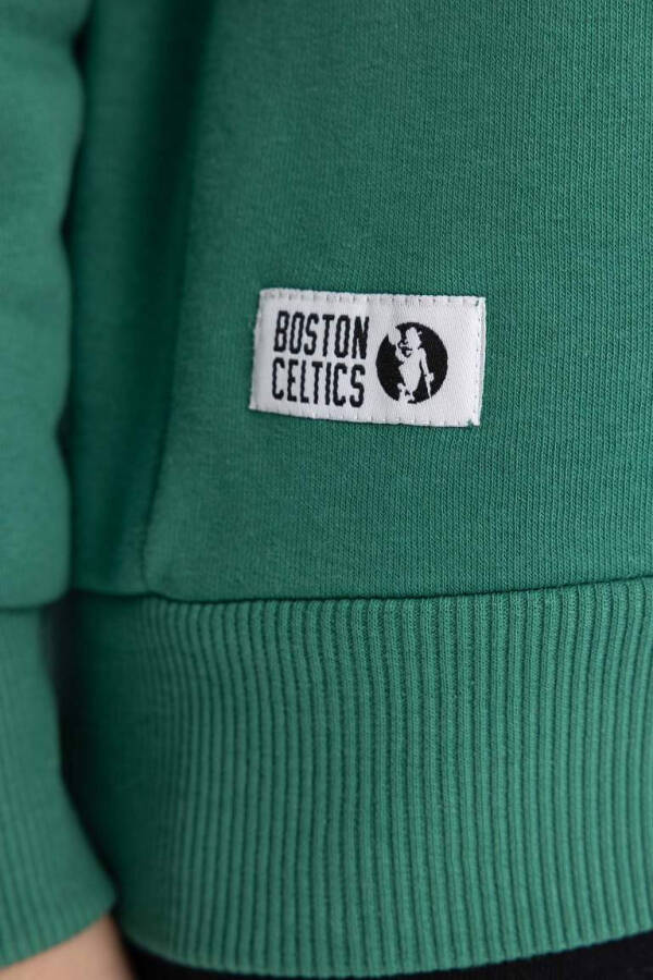 Детская толстовка с капюшоном NBA Boston Celtics зеленого цвета - 8