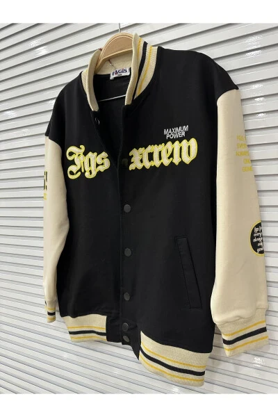 Детская унисекс куртка в стиле колледжа - CANBİX (1)