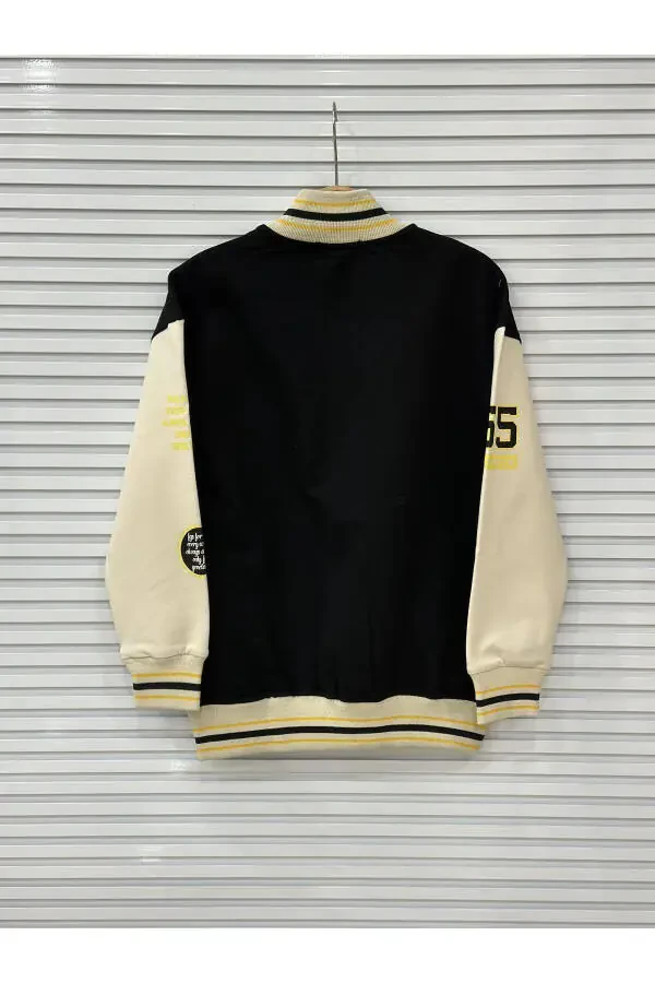 Детская унисекс куртка в стиле колледжа - 3