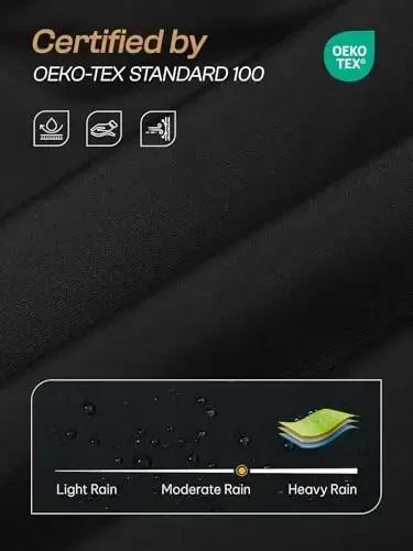 Детская водонепроницаемая дождевая куртка, плащ с сетчатой подкладкой и съемным капюшоном для мальчиков и девочек - 4