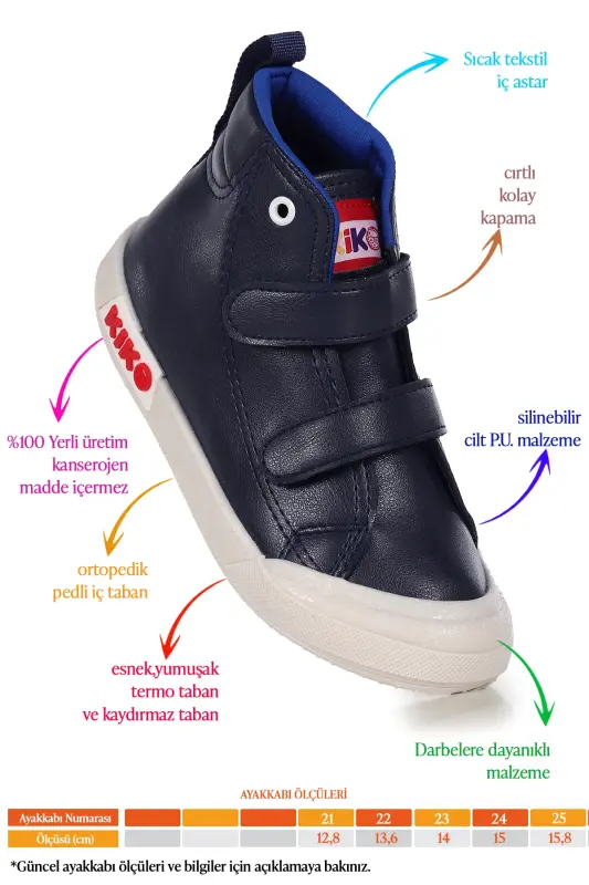 Детские ботинки Garf на липучке для мальчиков - 2