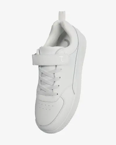 Детские кожаные кеды - WHITE - 3
