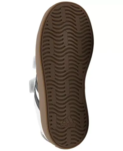 Детские кроссовки VL Court 3.0 Fastening Strap Casual Sneakers от Finish Line — белые, чёрные - 6