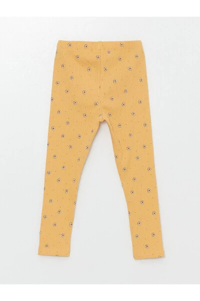 Детские леггинсы LCW с эластичной талией и цветочным принтом - LC WAIKIKI (1)