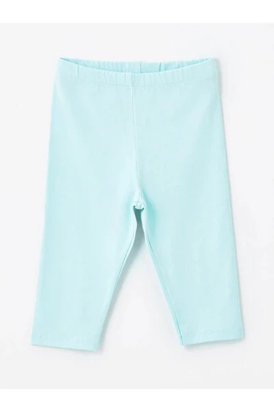 Детские леггинсы LCW с эластичной талией и принтом для девочек, 2 шт. - 3