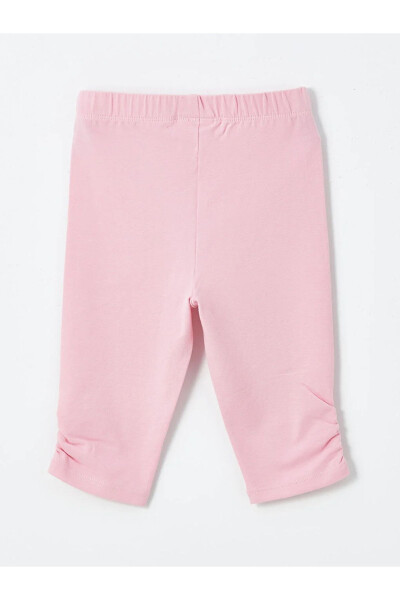 Детские леггинсы LCW с эластичной талией и принтом для девочек 2 шт. - 5