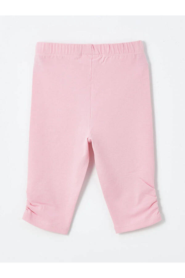 Детские леггинсы LCW с эластичной талией и принтом для девочек 2 шт. - 5