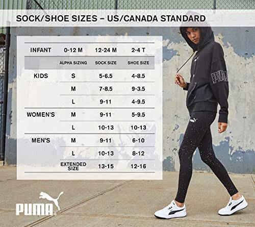 Детские носки-носочки PUMA Baby 6 Pack - 9