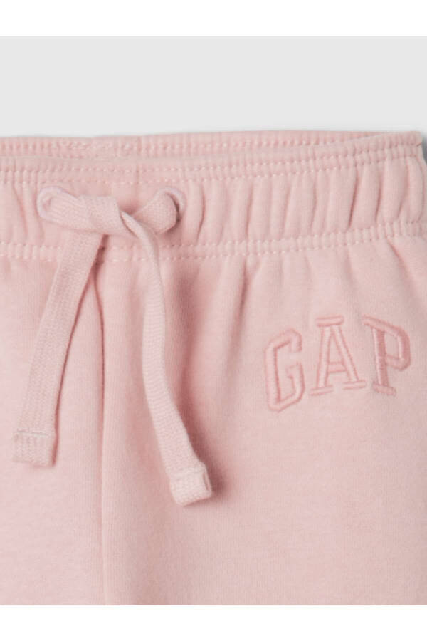 Детские розовые спортивные штаны Gap с винтажным логотипом - 5