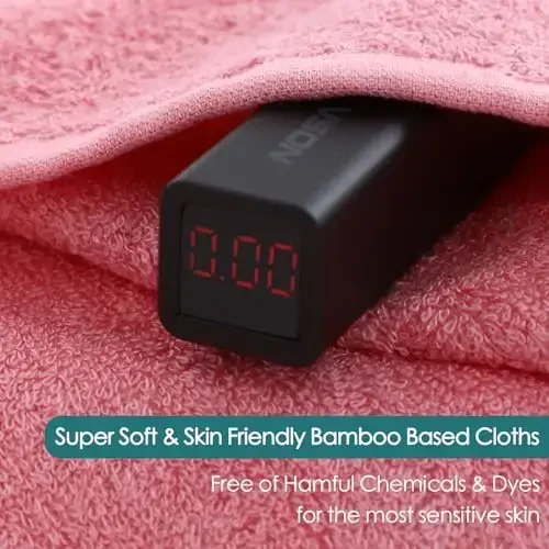 Детские салфетки для мытья 12 шт., 10x10 дюймов, Heavenly Soft Wash Cloth для лица и тела, нежное и безопасное розовое полотенце для лица для чувствительной кожи, товары первой необходимости для купания и душа для девочки, младенца, малыша, ребенка - 3