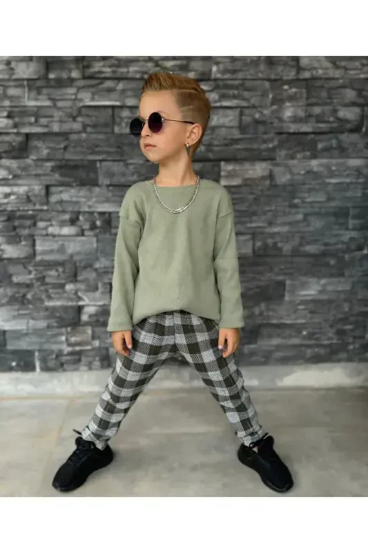 Детские шаровары богемный костюм мешковатый-Ярко-зеленый - Modazone