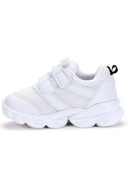 Детские спортивные кроссовки Cool Caty с подсветкой Белые - 4