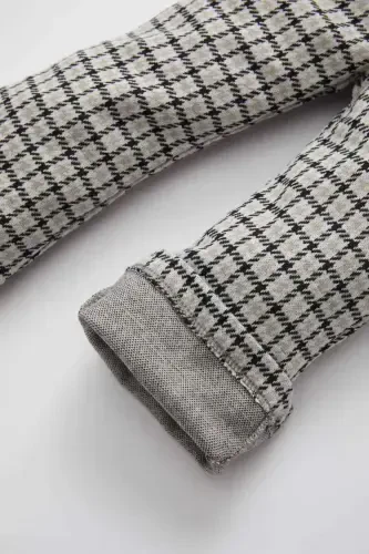 Детские штаны с испанскими штанинами из жаккардовой ткани для девочек - 4