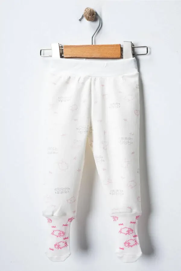 Детские штаны с носками из овечьей шерсти - 1