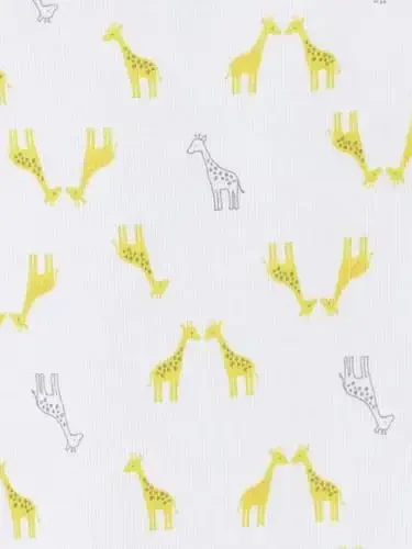 Детские хлопковые ночные рубашки Simple Joys от Carter's, 3 шт., нейтральные цвета - 4