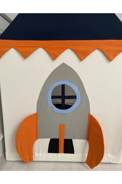 Детский игровой домик Космическая красочная игровая палатка Игровая площадка - MINIDEN (1)