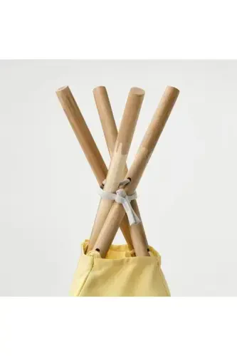 Детский игровой шатер Meridyendukkan серый-желтый 164 см складной шатер игровой дом - 5