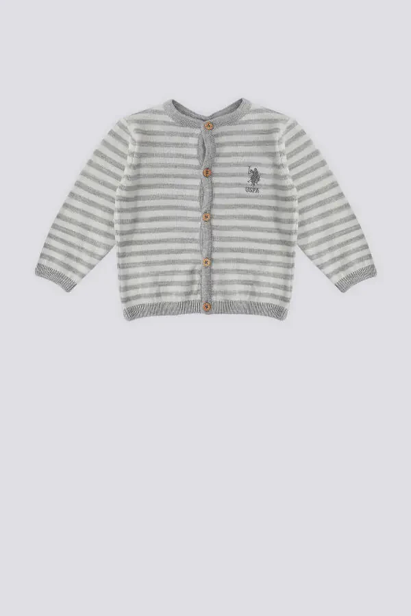 Детский кардиган для девочек U.S. Polo Assn с костяными пуговицами - 1