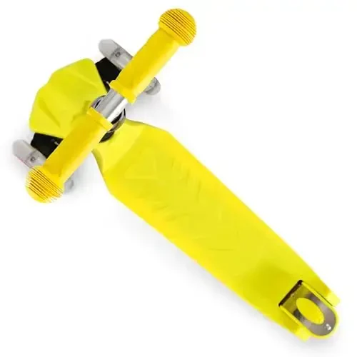 Kids Kick Scooter, 3 Wheeled Scooter for Kids, Child/Toddlers Toy, Adjustable Height, Anti-Slip Deck, Flashing Wheel Lights, for Boys/Girls 3-12 Year Old - 5