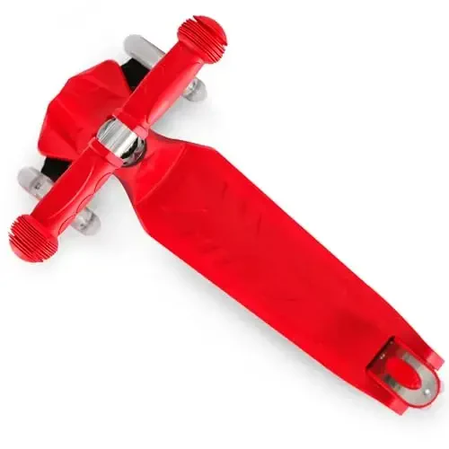 Детский кикборд, 3-колесный самокат для детей, игрушка для детей ясельного возраста, регулируемая высота, противоскользящая дека, мигающие колеса, для мальчиков/девочек 3-12 лет - 5