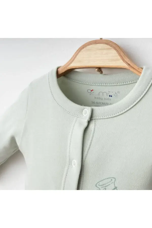 Детский комбинезон, 100% хлопок, шапка с изображением собаки и - 2