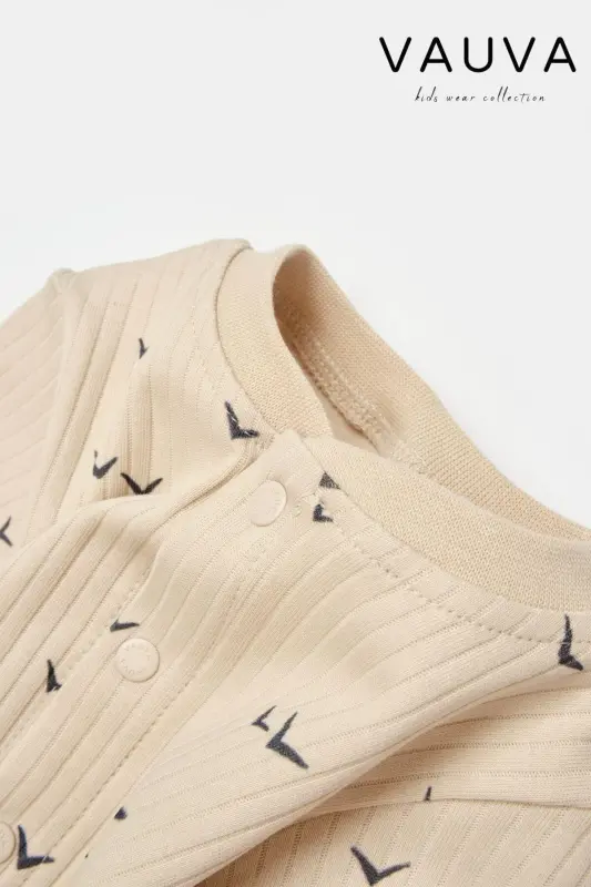 Детский комбинезон для девочек и мальчиков - 3-24 месяца - Сезонный комбинезон с шапкой - КОФЕ - 4