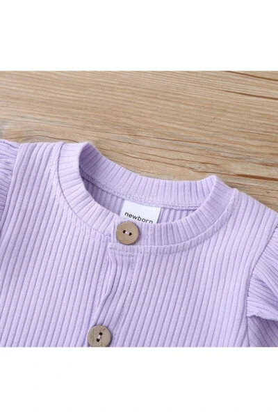 Детский комбинезон для девочек с длинным рукавом из флиса 100% хлопка - 8