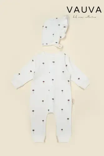 Детский комбинезон унисекс - 3-24 месяца - сезонный комбинезон с шапкой - 1