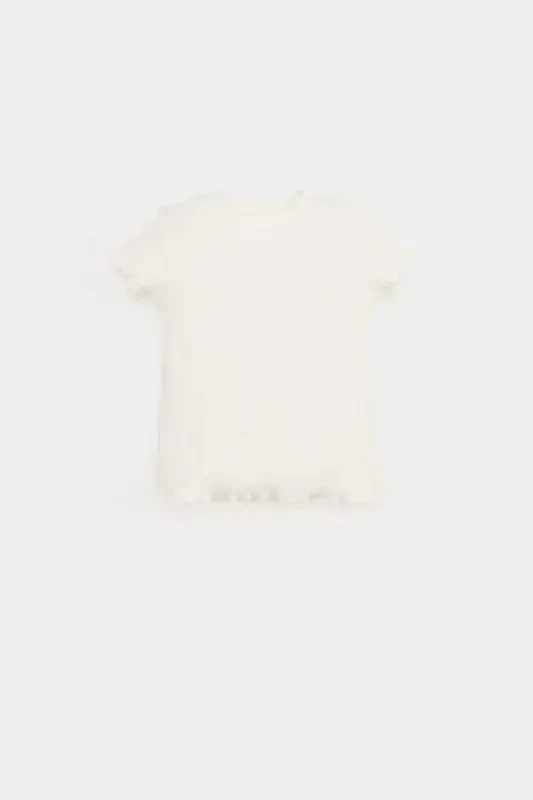 Детский комплект из 2 предметов: футболка с коротким рукавом и регулируемый сарафан E5480a525sm - 2