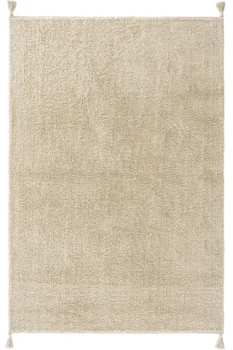Детский коврик Cool Cotton Ccn бежевый, машинная стирка, нескользящее основание, натуральный хлопок, тканый 