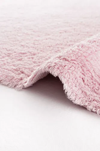 Детский коврик Cool Cotton Ccn пудрового цвета, машинная стирка, нескользящая основа, натуральный хлопковый тканый - 6