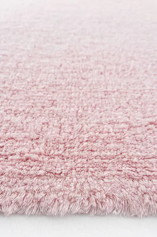 Детский коврик Cool Cotton Ccn пудрового цвета, машинная стирка, нескользящая основа, натуральный хлопковый тканый - 7