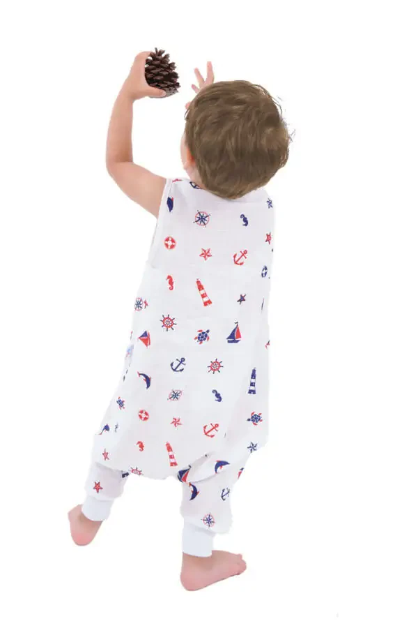 Детский летний весенний спальный мешок сертифицированный Oeko-tex муслиновый 0,5 Tog - 2