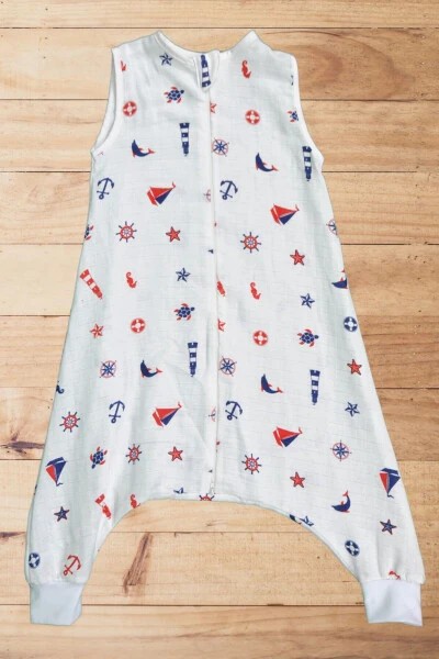 Детский летний весенний спальный мешок сертифицированный Oeko-tex муслиновый 0,5 Tog - 3