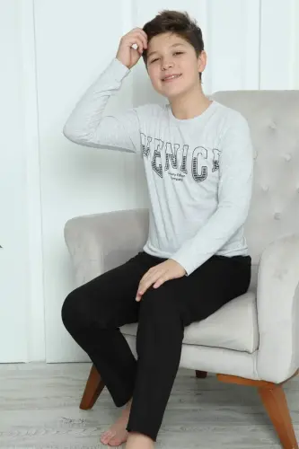 Детский пижамный комплект для мальчиков из хлопка 20417 - 9