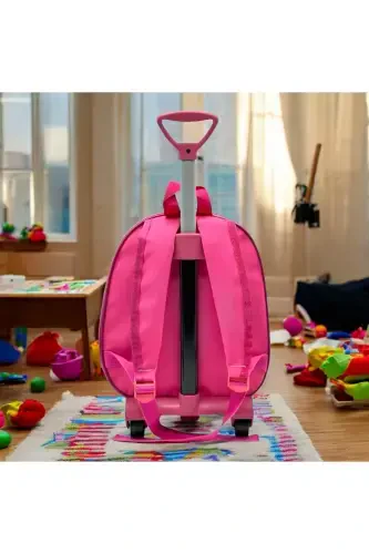 Детский сад Ясли Детский чемодан Рюкзак Тележка на колесиках-kuromii - 8