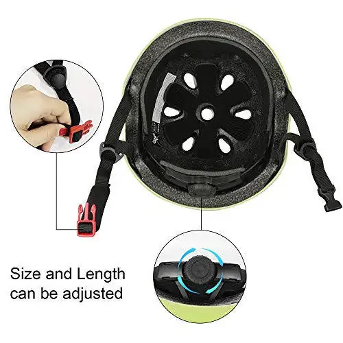 Детский шлем Besttravel, шлем для малышей, регулируемый детский велосипедный шлем для детей 3-8 лет, мальчиков и девочек, многоспортивная безопасность - 5