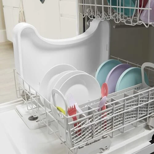 Детский стульчик для кормления Fisher-Price Baby to Toddler High Chair SpaceSaver Simple Clean Portable Dining Seat & Booster с моющейся глубокой тарелкой и подкладкой, Pacific Pebble - 4